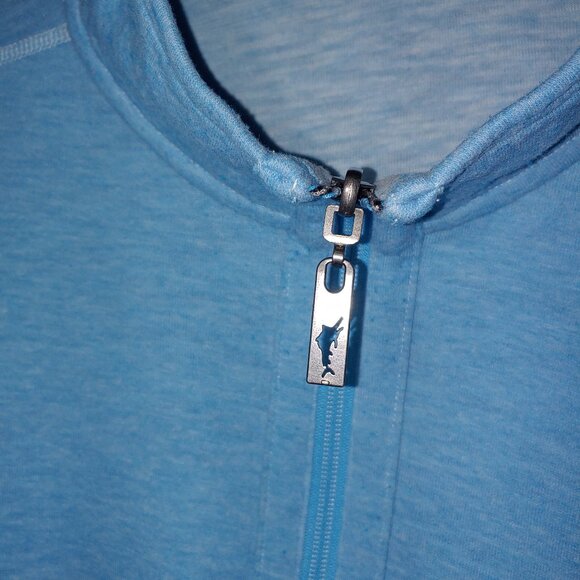 Tommy Bahama Reversible Flipsider 1/4 zip Pullover Size XXL Blue/Light Blue - Picture 6 of 7